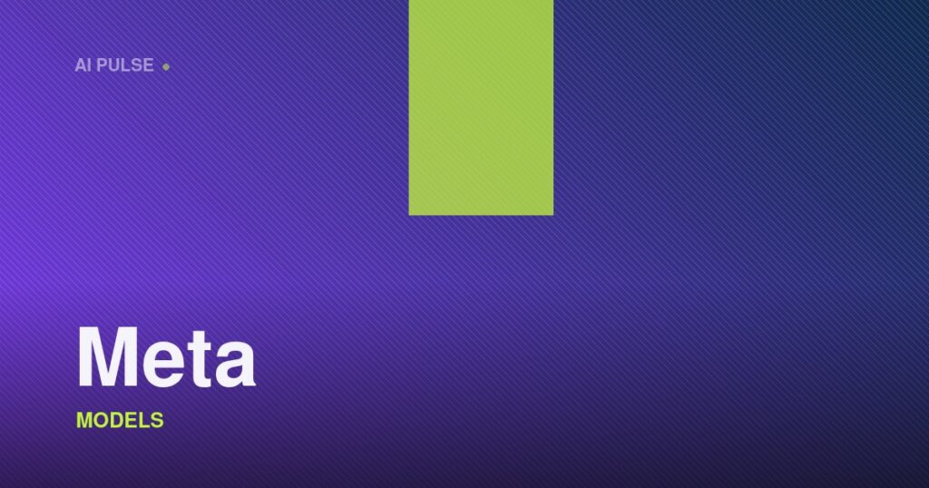Meta — MODELS | מודל Glimmer החדש של Meta