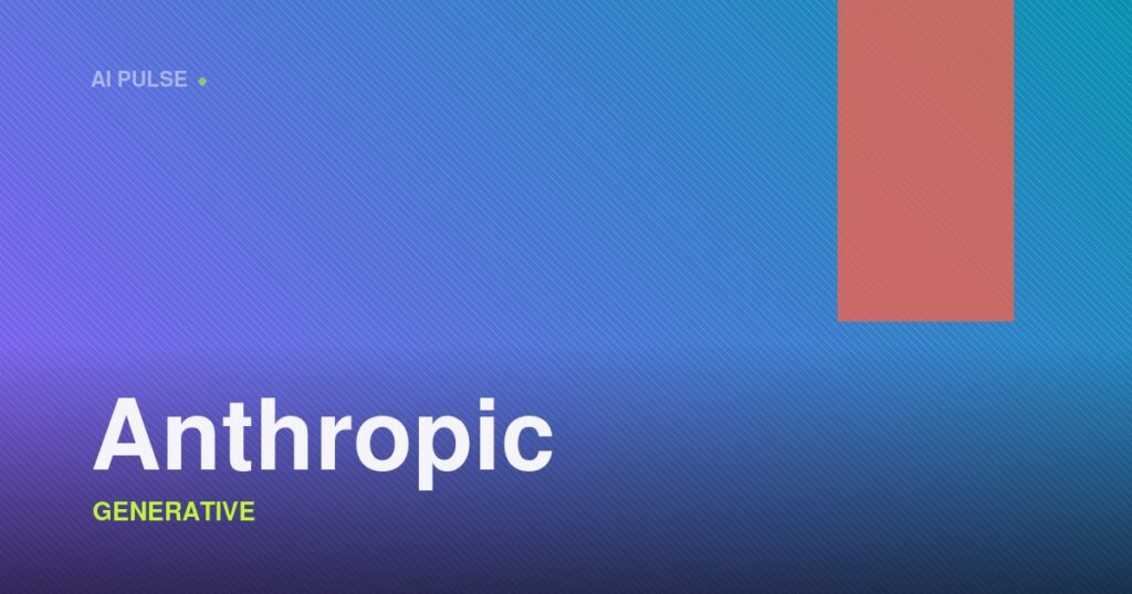 Anthropic — GENERATIVE | אנת'רופיק מודיעה על יישום טכנולוגיית מים לטקסט מיוצר על ידי מודלי AI שלה